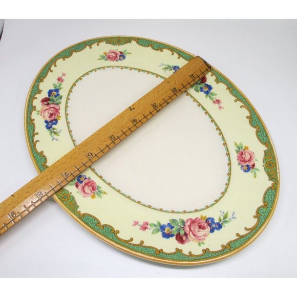 Vintage Platter Myott's Royal Crown England 10" x 7-3/4" Replacement Serveware - Picture 4 of 5